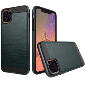   RMPACK iPhone 11 Ütésálló Tok Szálcsiszoltkivitel Sötétkék