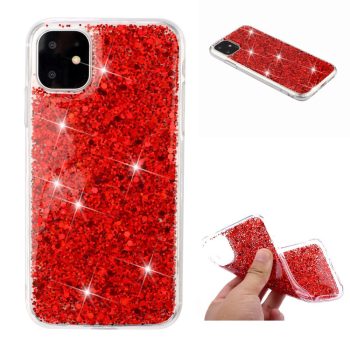 RMPACK iPhone 11 Csillámló Csillogó Szilikon Tok Piros RMPACK iPhone 11 Csillámló Csillogó Szilikon Tok Piros