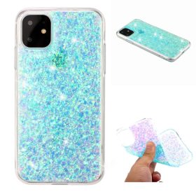 RMPACK iPhone 11 Csillámló Csillogó Szilikon Tok Kék