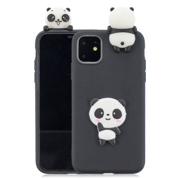 RMPACK iPhone 11 Szilikon Tok 3D Cuki Style Panda Fekete RMPACK iPhone 11 Szilikon Tok 3D Cuki Style Panda Fekete