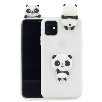 RMPACK iPhone 11 Szilikon Tok 3D Cuki Style Panda Fehér RMPACK iPhone 11 Szilikon Tok 3D Cuki Style Panda Fehér