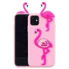 RMPACK iPhone 11 Szilikon Tok 3D Cuki Style Flamingo