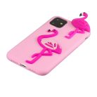 RMPACK iPhone 11 Szilikon Tok 3D Cuki Style Flamingo