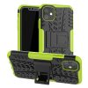 RMPACK iPhone 11 Kitámasztható Ütésálló Tok Cool Tyre Autógumi Mintás Zöld