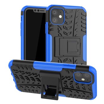 RMPACK iPhone 11 Kitámasztható Ütésálló Tok Cool Tyre Autógumi Mintás Kék   RMPACK iPhone 11 Kitámasztható Ütésálló Tok Cool Tyre Autógumi Mintás Kék