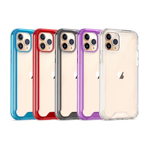 RMPACK iPhone 11 Tok Color Edge Edition Áttetsző Fekete