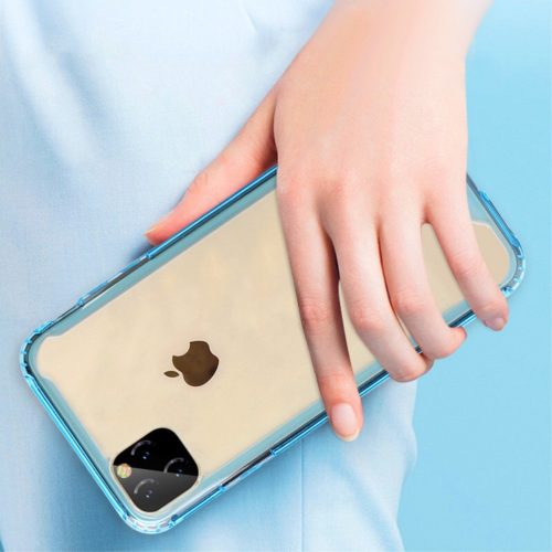 RMPACK iPhone 11 Tok Color Edge Edition Áttetsző Kék