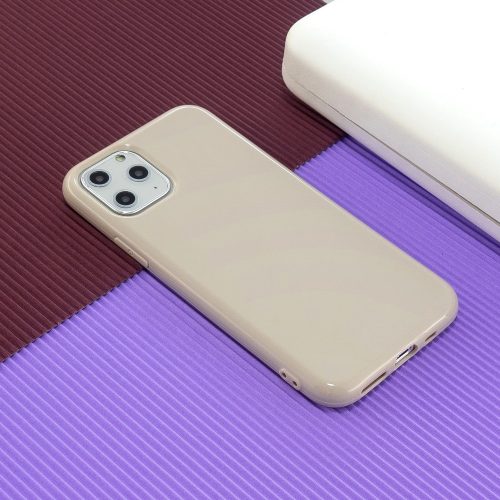 RMPACK iPhone 11 Szilikon Tok Glossy - Fényes Soft TPU Camel