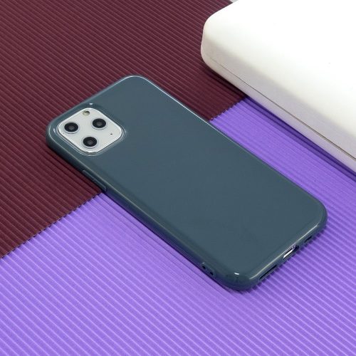 RMPACK iPhone 11 Szilikon Tok Glossy - Fényes Soft TPU Sötétkék