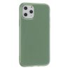 RMPACK iPhone 11 Szilikon Tok Glossy - Fényes Soft TPU SötétZöld