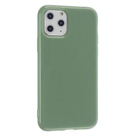   RMPACK iPhone 11 Szilikon Tok Glossy - Fényes Soft TPU SötétZöld