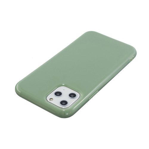 RMPACK iPhone 11 Szilikon Tok Glossy - Fényes Soft TPU SötétZöld