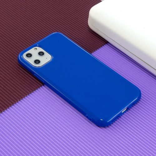 RMPACK iPhone 11 Szilikon Tok Glossy - Fényes Soft TPU Kék