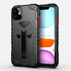   RMPACK iPhone 11 Ütésálló Tok Transformer Hybrid 2in1 Kitámasztható Fekete