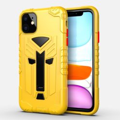   RMPACK iPhone 11 Ütésálló Tok Transformer Hybrid 2in1 Kitámasztható Sárga
