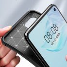 RMPACK Huawei P40 Tok Szilikon TPU Ütésálló New Carbon Fekete