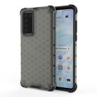 RMPACK Huawei P40 Shock-Proof Szilikon Tok Ütésálló Kivitel Honeycomb Style Fekete