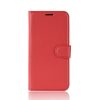 RMPACK Huawei P40 Notesz Tok Business Series Kitámasztható Bankkártyatartóval Piros