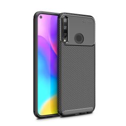   RMPACK Huawei P40 Lite E Tok Szilikon TPU Ütésálló New Carbon Fekete