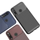 RMPACK Huawei P40 Lite E Tok Szilikon TPU Ütésálló New Carbon Sötétkék