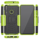 RMPACK Huawei P40 Lite E Ütésálló Tok Kitámasztható 2in1 Hybrid Zöld
