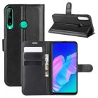 RMPACK Huawei P40 Lite E Notesz Tok Business Series Kitámasztható Bankkártyatartóval Fekete