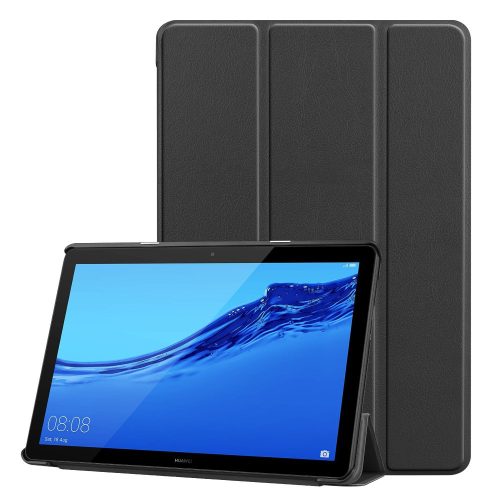 RMPACK Huawei MediaPad T5 10 Tok Notesz Kitámasztható Tri-Fold Fekete