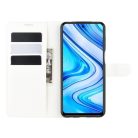 RMPACK Xiaomi Redmi Note 9S / Note 9 Pro Notesz Tok Business Series Kitámasztható Bankkártyatartóval Fehér