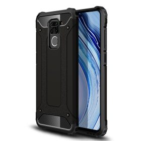   RMPACK Xiaomi Redmi Note 9 Ütésálló Armor Tok Guard Series 2in1 Fekete