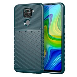   RMPACK Xiaomi Redmi Note 9 Szilikon Tok Twill Ütésálló Thunder Series Kivitel Zöld