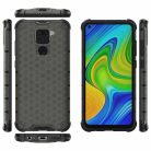 RMPACK Xiaomi Redmi Note 9 Shock-Proof Szilikon Tok Ütésálló Kivitel Honeycomb Style Szürke