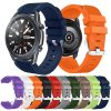 RMPACK Samsung Galaxy Watch 3 45mm Pótszíj Okosóra Szíj Óraszíj Szilikon Sport Style Fekete