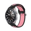 RMPACK Samsung Galaxy Watch 3 45mm Okosóra Szíj Pótszíj Óraszíj Hollow Style Fekete/Rózsaszín