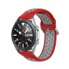 RMPACK Samsung Galaxy Watch 3 45mm Okosóra Szíj Pótszíj Óraszíj Hollow Style Piros/Szürke