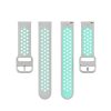 RMPACK Samsung Galaxy Watch 3 41mm Okosóra Szíj Pótszíj Óraszíj Hollow Style Szürke/Cián