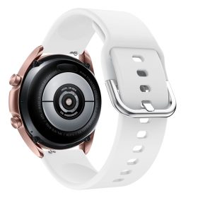   RMPACK Samsung Galaxy Watch 3 41mm Óraszíj Pótszíj Okosóra Szíj Szilikon Nature Fehér