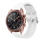 RMPACK Samsung Galaxy Watch 3 41mm Óraszíj Pótszíj Okosóra Szíj Szilikon Nature Fehér