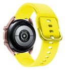 RMPACK Samsung Galaxy Watch 3 41mm Óraszíj Pótszíj Okosóra Szíj Szilikon Nature Sárga