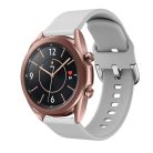 RMPACK Samsung Galaxy Watch 3 41mm Óraszíj Pótszíj Okosóra Szíj Szilikon Nature Szürke