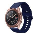 RMPACK Samsung Galaxy Watch 3 41mm Óraszíj Pótszíj Okosóra Szíj Szilikon Nature SötétKék