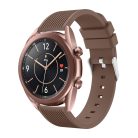 RMPACK Samsung Galaxy Watch 3 41mm Pótszíj Okosóra Szíj Óraszíj Szilikon Sport Style Barna