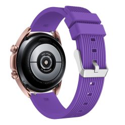   RMPACK Samsung Galaxy Watch 3 41mm Pótszíj Okosóra Szíj Óraszíj Szilikon Sport Style Lila