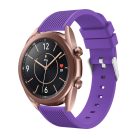 RMPACK Samsung Galaxy Watch 3 41mm Pótszíj Okosóra Szíj Óraszíj Szilikon Sport Style Lila