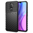 RMPACK Xiaomi Redmi 9 Szilikon Tok Twill Ütésálló Thunder Series Kivitel Fekete