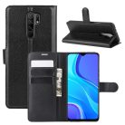 RMPACK Xiaomi Redmi 9 Notesz Tok Business Series Kitámasztható Bankkártyatartóval Fekete