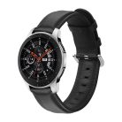 RMPACK Huawei Watch GT GT2 GT 2e Óraszíj Pótszíj 22mm Bőrszíj Style QU Fekete