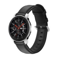   RMPACK Huawei Watch GT GT2 GT 2e Óraszíj Pótszíj 22mm Bőrszíj Style QU Fekete