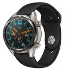 RMPACK Huawei Watch GT Pótszíj Szilikon Óraszíj Soft Series Fekete