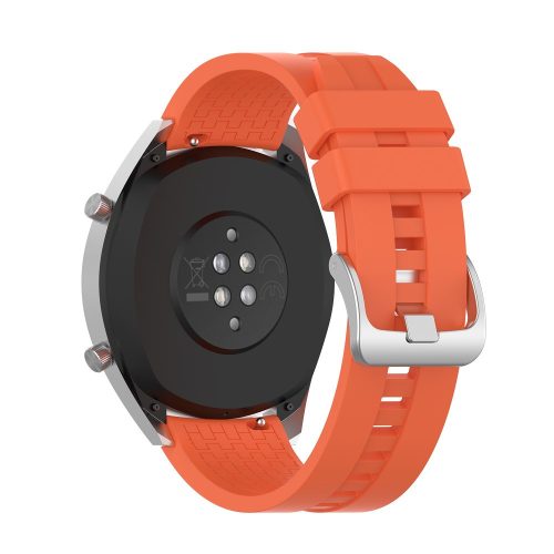 RMPACK Huawei Watch GT 46mm Szilikon Pótszíj Óraszíj Elegant-Sport Series Narancssárga