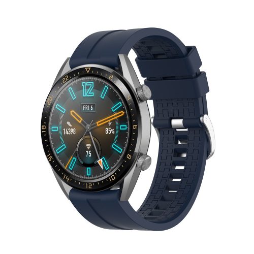 RMPACK Huawei Watch GT 46mm Szilikon Pótszíj Óraszíj Elegant-Sport Series Sötétkék